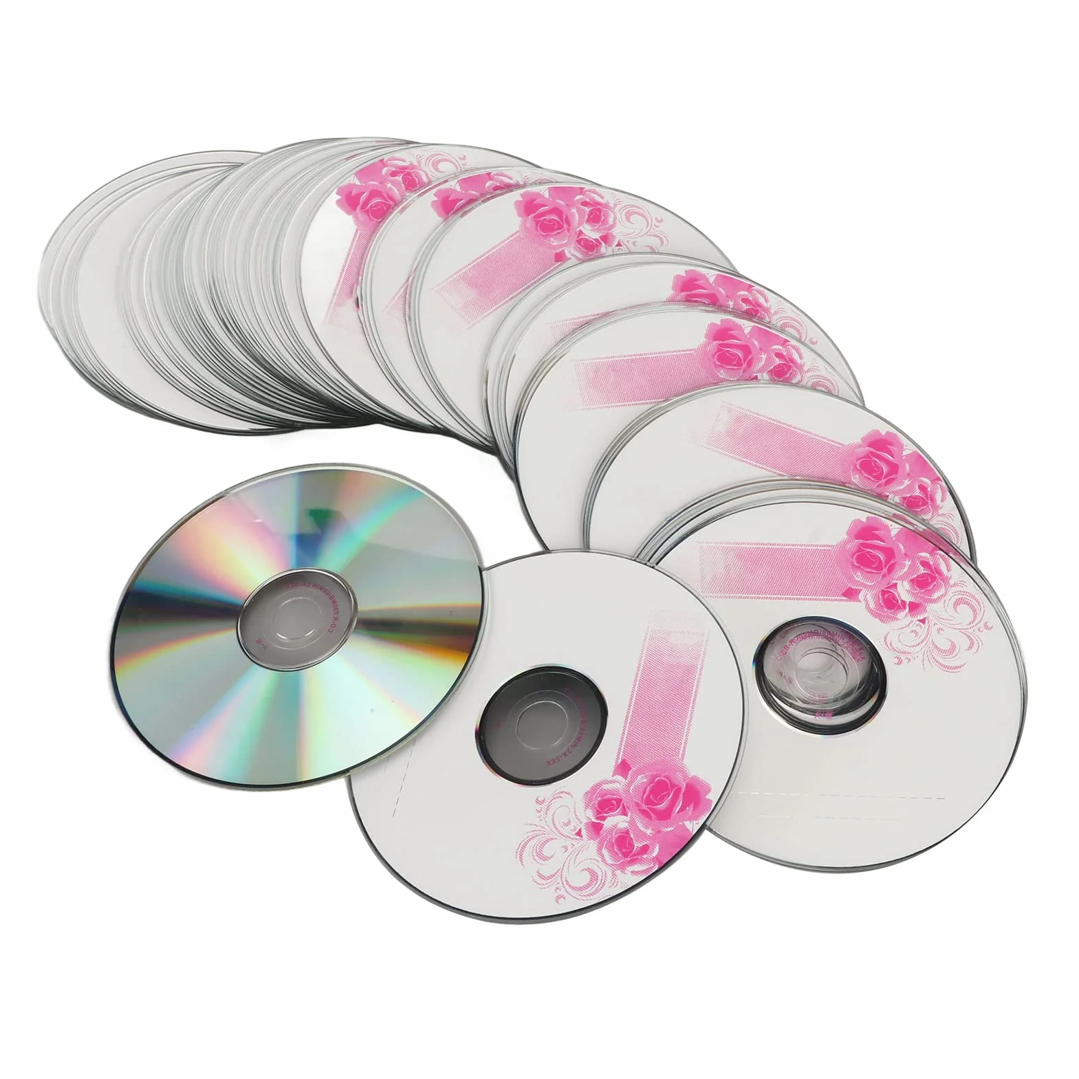Bewinner Discos CD-R Vírgenes, Disco Grabable 52X de 700 MB, CD Vírgenes para Grabar Música, Almacenar Datos de Imágenes Digitales (50 PCS)