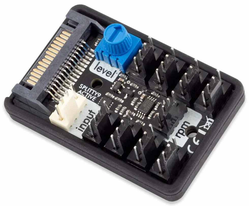 Aqua Computer SPLITTY9 Active - Divisor activo para hasta 9 ventiladores PWM
