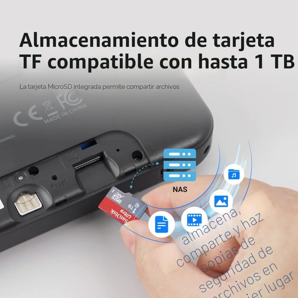 GL.iNet GL-E750V2 (MUDI) Punto de Acceso Wi-Fi portátil 4G LTE para Viajes | Dispositivo de Punto de Acceso Móvil, OpenWrt, OpenVPN, WireGuard, Tor, 7000mAh, Versión Global