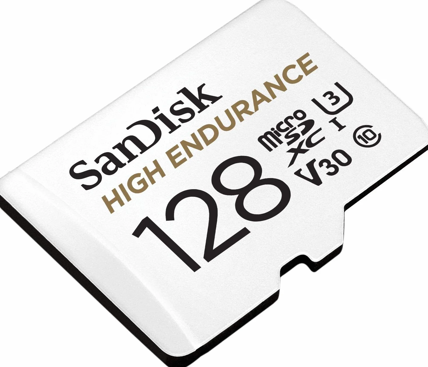 SanDisk High Endurance 128 GB Tarjeta microSD para videovigilancia, hasta 100 MB/s, Class 10, U3 y V30
