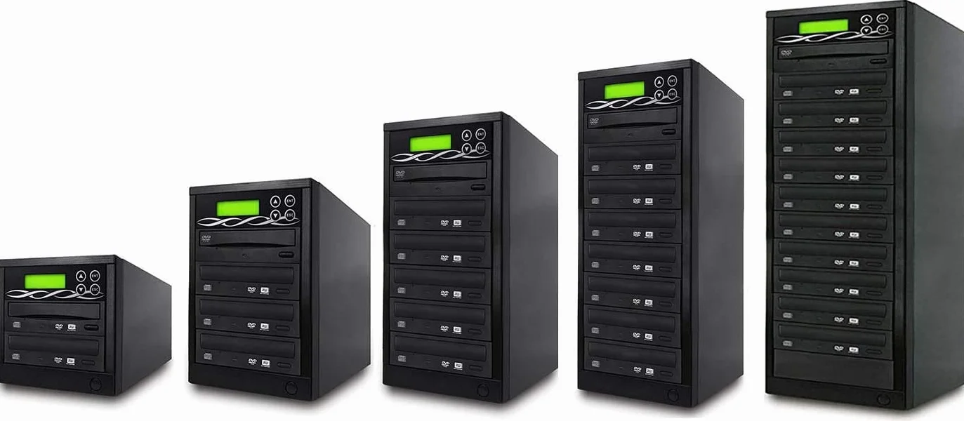 BestDuplicator 5 Target (1 a 5) 24X SATA DVD Duplicador incorporado LG Burner DVD Burner (128MB Buffer) + Free Nero 10 Multimedia Suite Essentials CD/DVD Burner Software – Profesional DVD CD