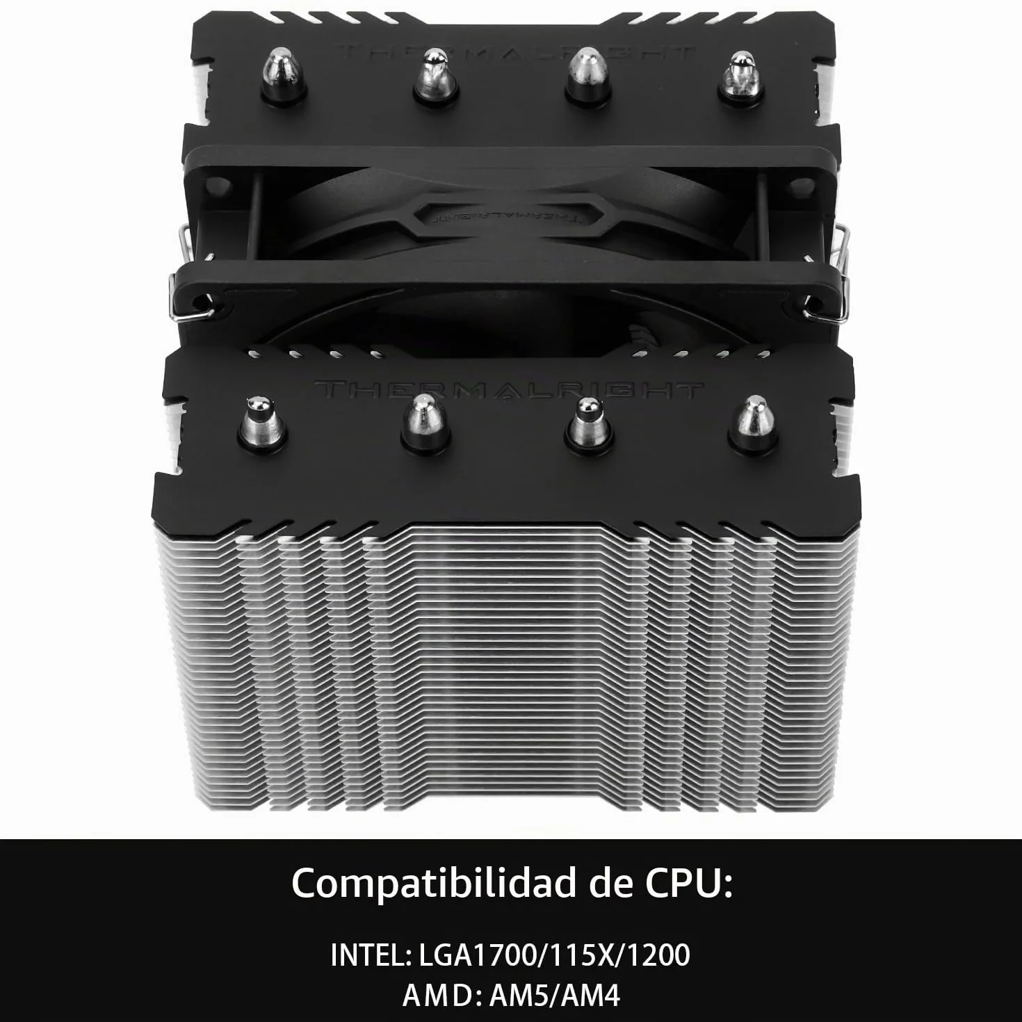 Disipador de CPU Thermalright Peerless Assassin 90 SE, 4 tubos de calor, ventilador PWM dual de torres individuales, ventilador de CPU de 110mm de altura, para AMD: AM4/AM5; Intel LGA 1851/1700/1150