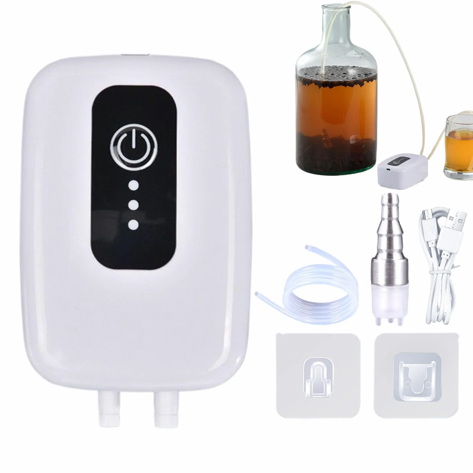 Kit Bomba De Sifón para Vino | Equipo Desmontable para Elaboración Casera - Bomba Transferencia Sifón Automático