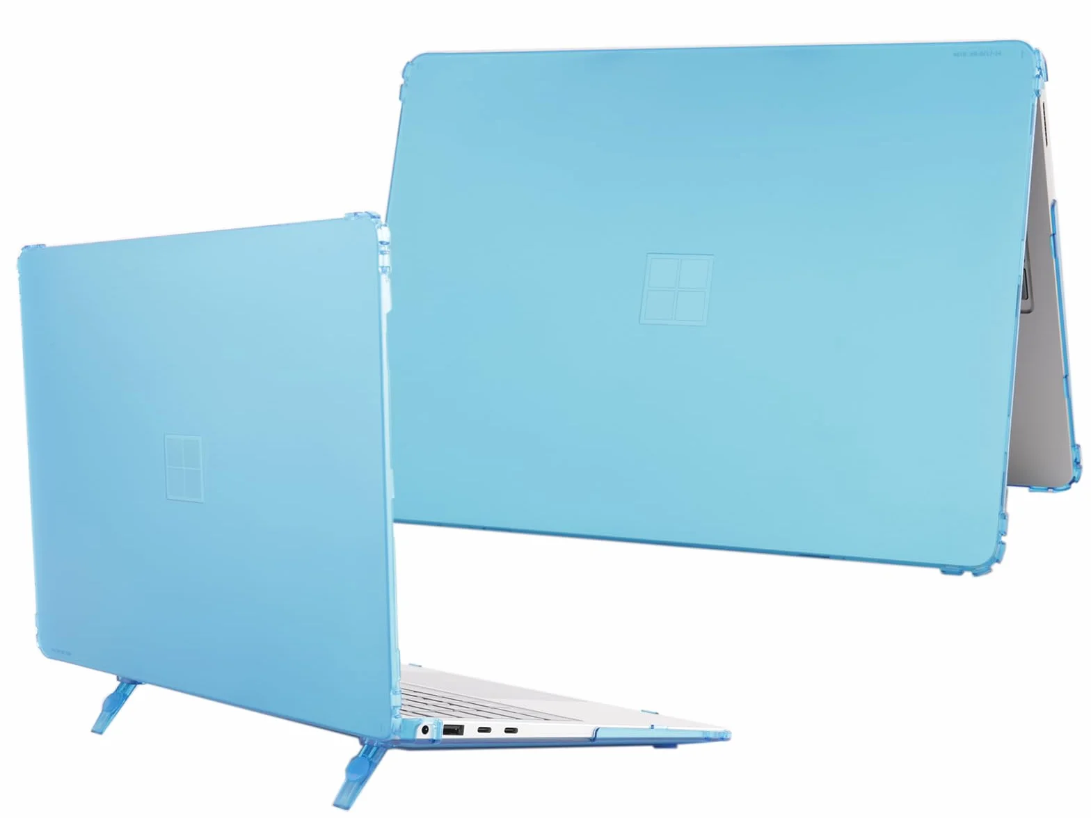 mCover Funda solo compatible con Microsoft Surface Laptop 7 Windows 2024+ de 13.8 pulgadas con CPU ARM y Copilot+ alimentado por IA (no compatible con otros modelos de superficie), color aguamarina