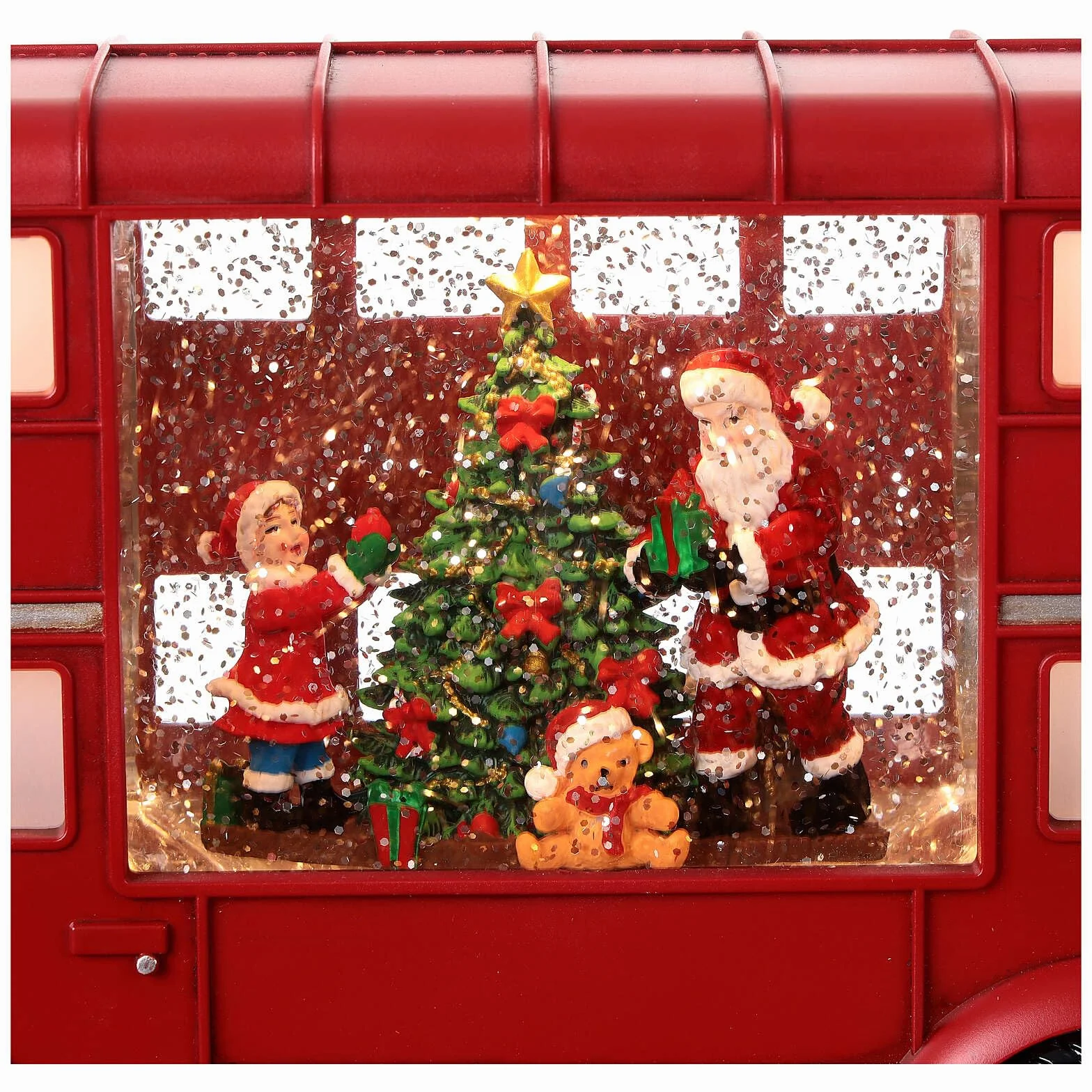 Caja de música navideña con melodía, Bola de nieve decorativa 30 cm