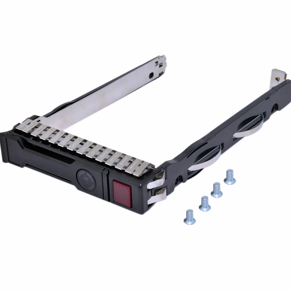 RGBS Juego de 2 bandejas para disco duro SATA de 2,5" para HP Proliant 651687-001 651699-001 G8 Gen8 Gen9 G9 ML350p ML350 DL360e DL360p DL320e DL380e DL380P DL160 SL270s serie