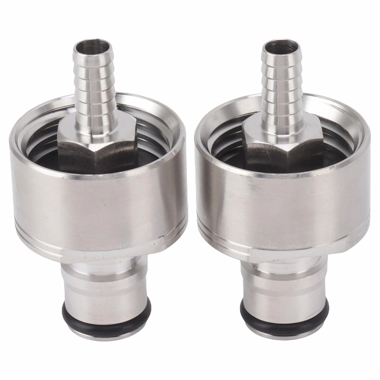 Tapa de Carbonatación de Acero Inoxidable 2 Piezas para Cerveza, Refrescos, Agua
