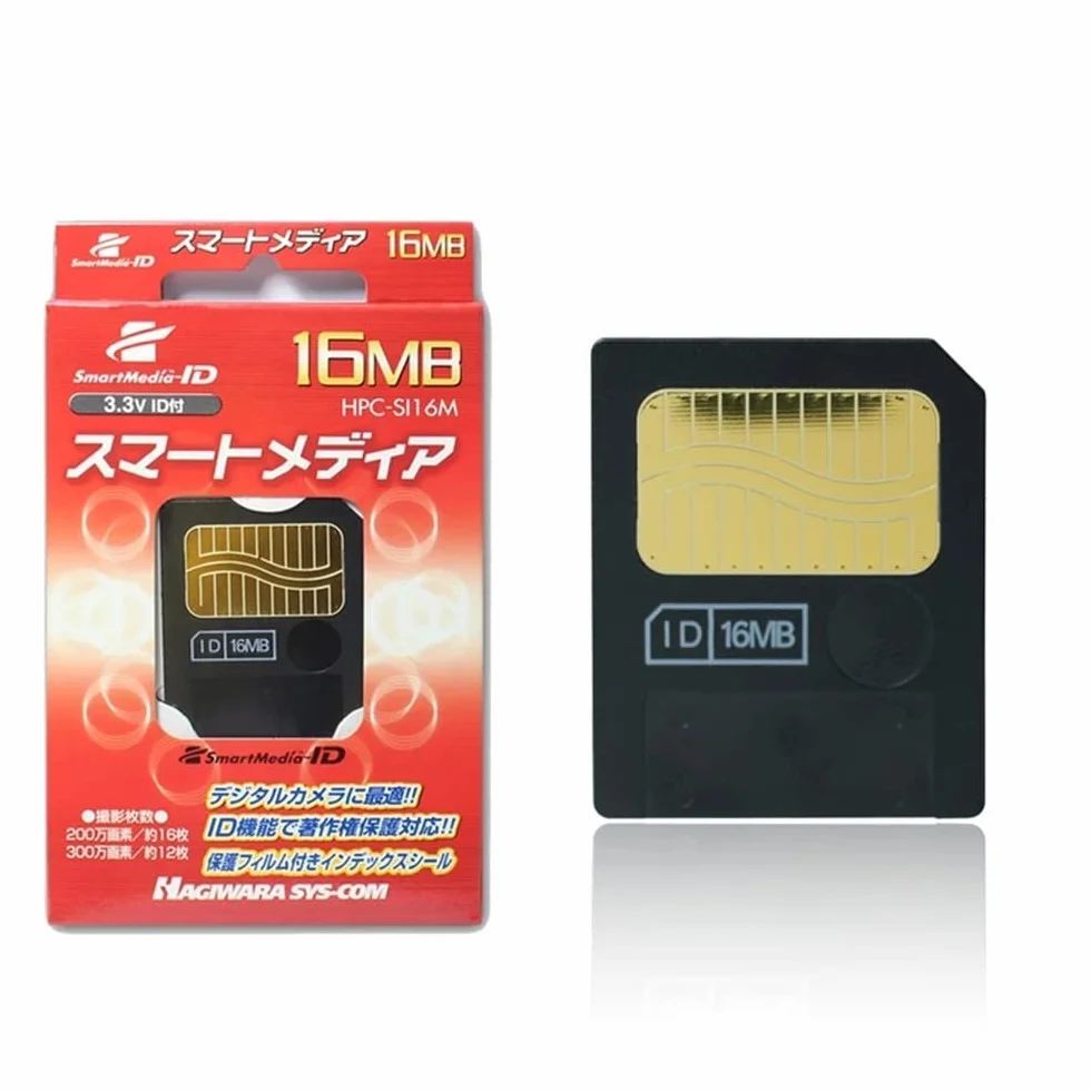 Tarjetas SmartMedia de 3.3 V SM 16 MB Tarjeta de memoria flash Smart Media Card (tarjetas SmartMedia de 16 MB)