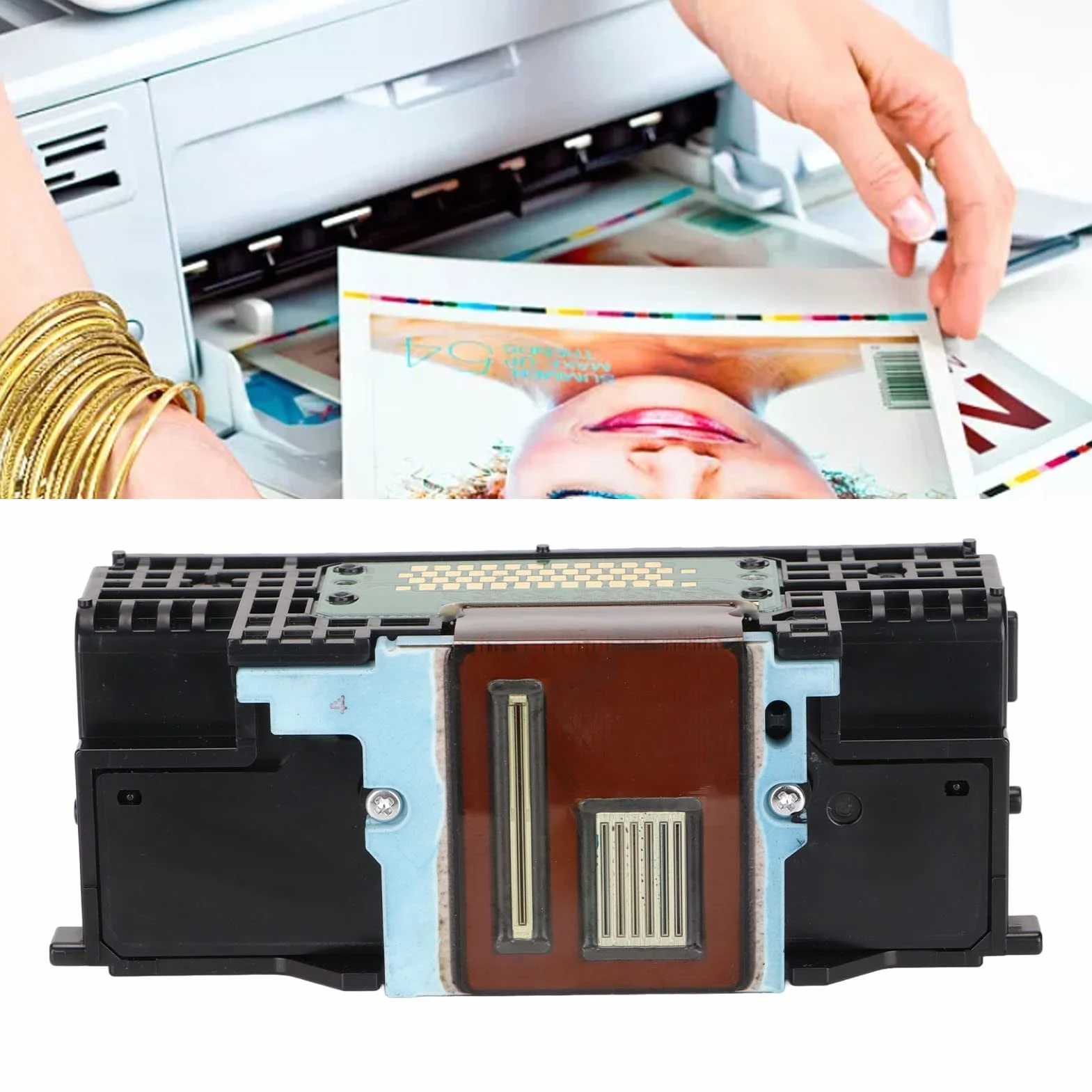 Cuifati Cabezal de Impresión de Repuesto para Impresoras Canon IX6840, IX6850 Series, Pixma MX720, MX721, MX722, MX725, Pixma MX920, MX922, MX924, MX925