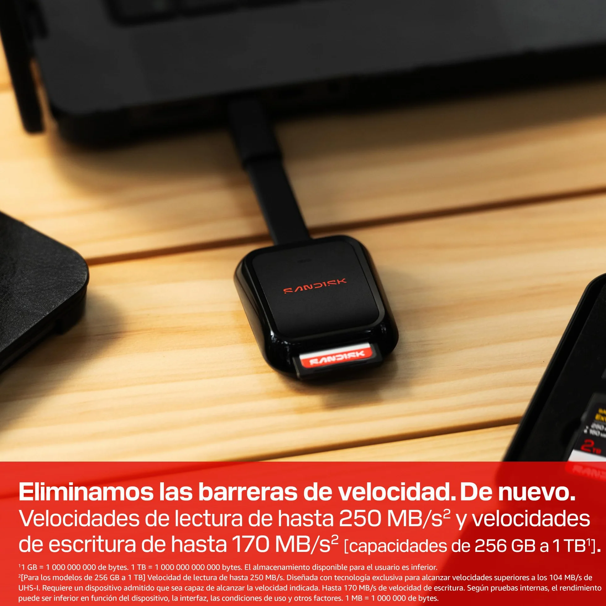 SANDISK Extreme Pro Tarjeta SD UHS-I de 128 GB (con hasta 250 MB/s de Velocidad de Lectura y 120 MB/s de Escritura, vídeos en 4K UHD, U3, V30) Memory Zone App