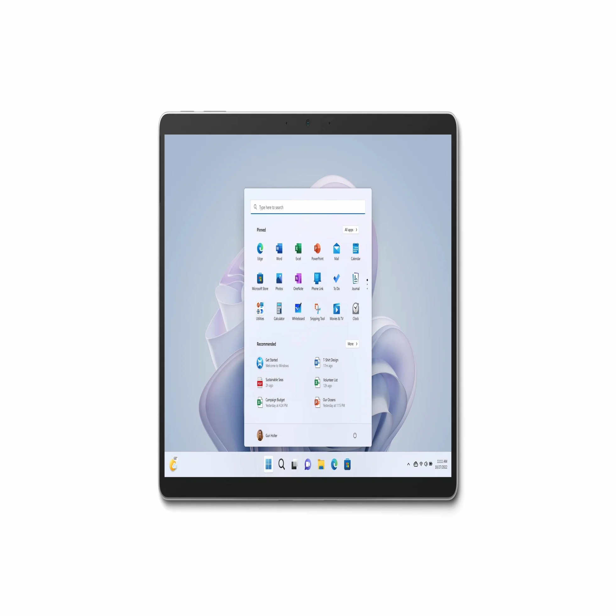 Microsoft Surface Pro 9 Portátil 13" Pantalla Táctil 16GB RAM 256GB SSD Intel EVO Core i5 Platino Reacondicionado