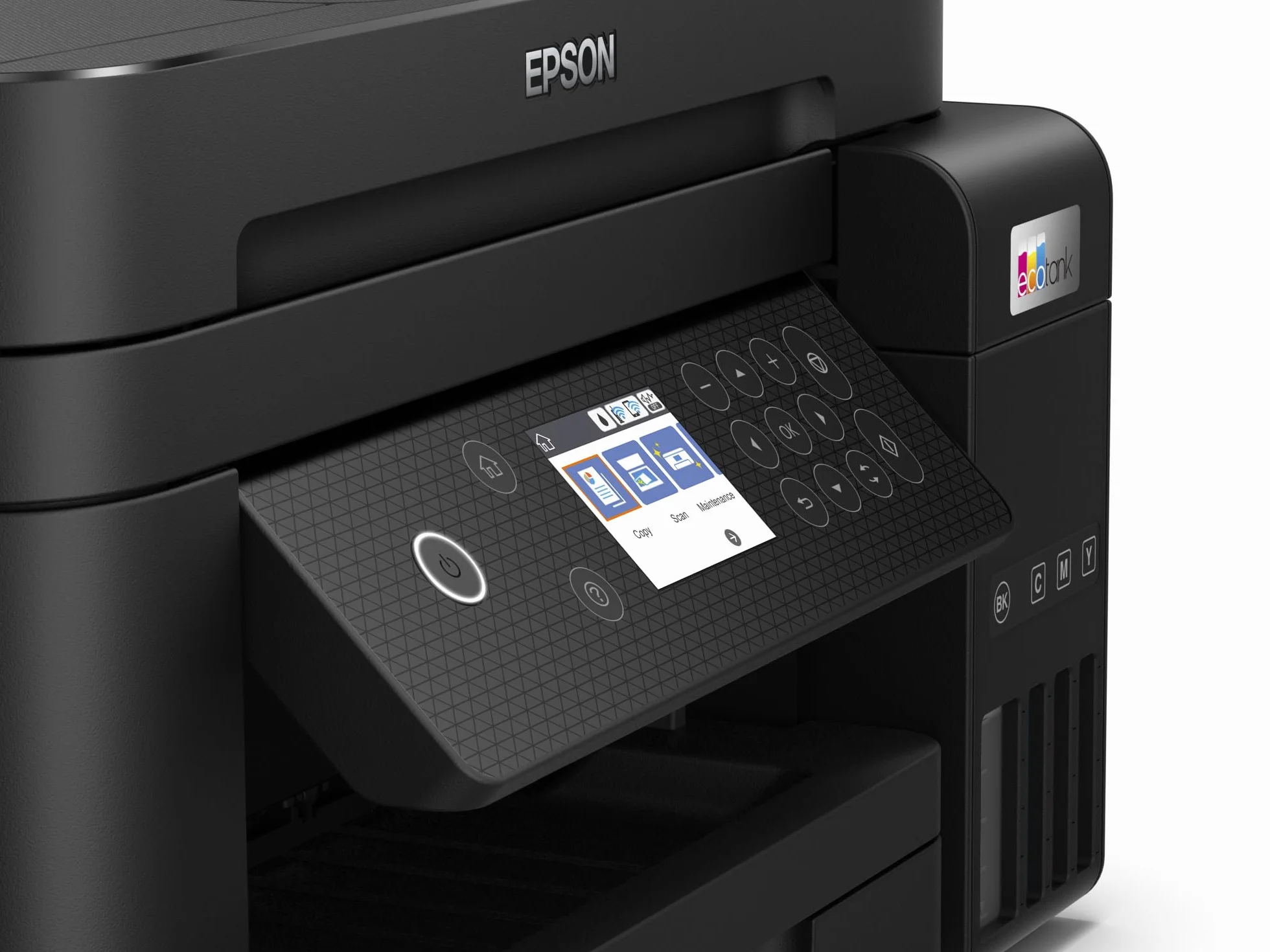 Epson EcoTank ET-3850, Impresora WiFi A4 Multifunción 3en1 con Depósito Tinta Recargable, Impresión Doble Cara (Dúplex), Alimentador Documentos (ADF), Pantalla LCD, Bandeja Frontal, Mobile Printing