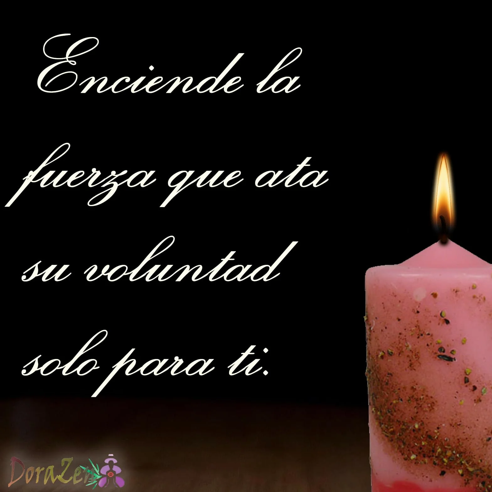 Velón Herbóreo Solo para mí - Ritual místico para el amor verdadero y el control emocional - Las Velas de Mariano