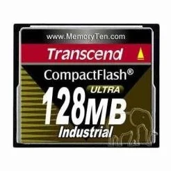 Transcend Ultra Industrial - Memoria Compact Flash de 128 MB