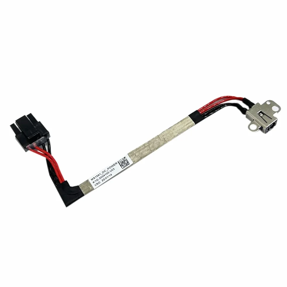Gintai DC Dock Port Clavija Conexão DC Jack Cable para MSI MS-1581 MS-1584 | Creator M16, Katana GF66, Sword 15, Pulse GL66, Crosshair 15 K1G-3004100-V03 K1G-3004100-H39 K1G-3004100-X03 Alimentación
