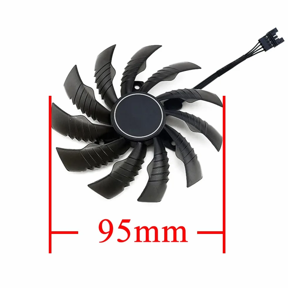Ventilador de refrigeración para tarjeta gráfica Gigabyte GTX 1660 ti/GTX 1650 / RTX 2060 2070 2080 Ventilador de refrigeración para tarjeta de video (ventilador B)
