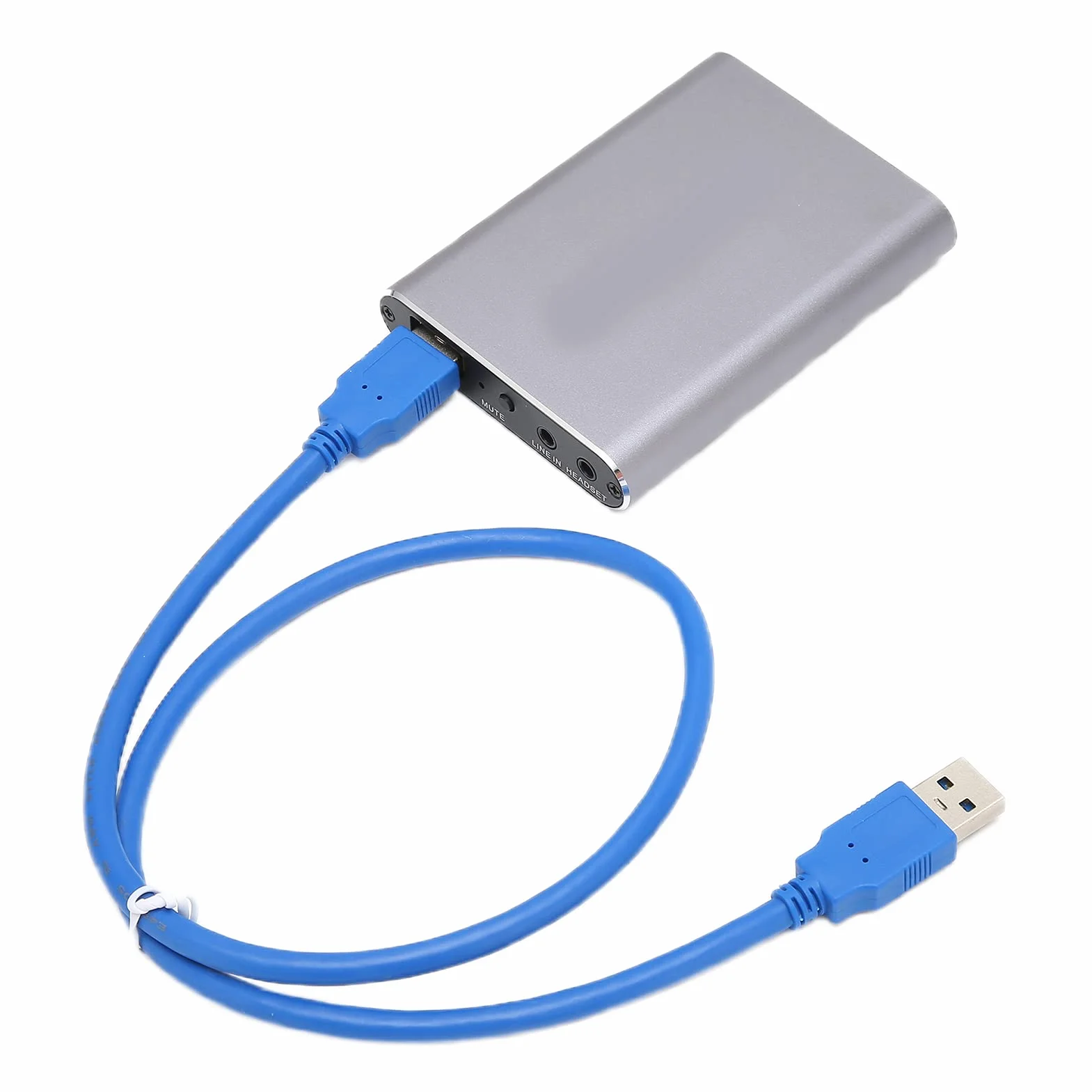 Caja de Grabación de Vídeo 4K HD de Alta Compatibilidad, Silencio de un Botón para Máquinas de Juegos, Tarjeta de Captura de Vídeo USB para Portátiles Switch