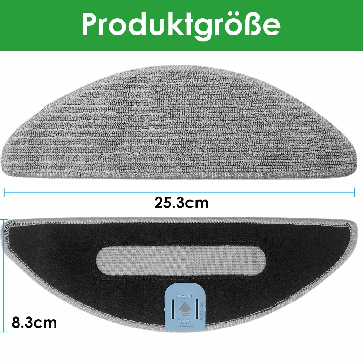 Mopa de Repuesto para Roomba Combo i5 i5+ j5 j5+ Paños Reutilizables 8 Unidades