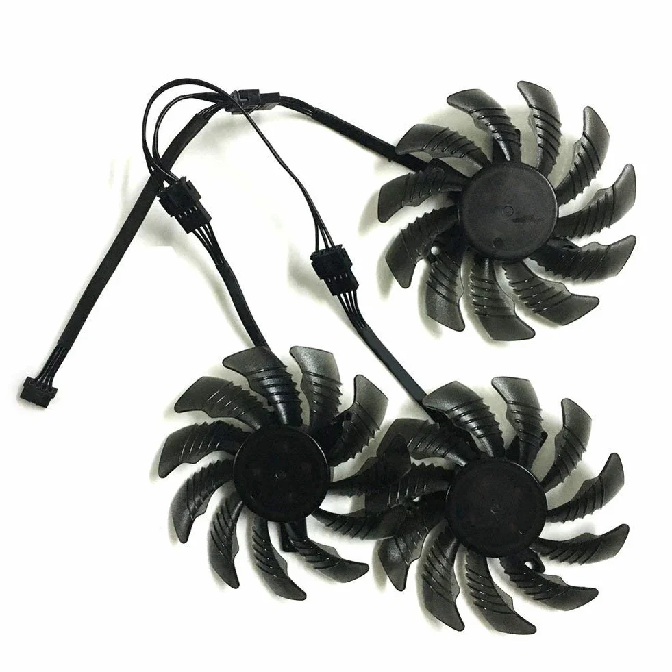 75mm T128010SU Cooler Fan Gigabyte AORUS GeForce GTX 1060 1070 1080Ti G1 GTX 960 970 980 Ti GTX660 TI RX480 Card Cooler Fans