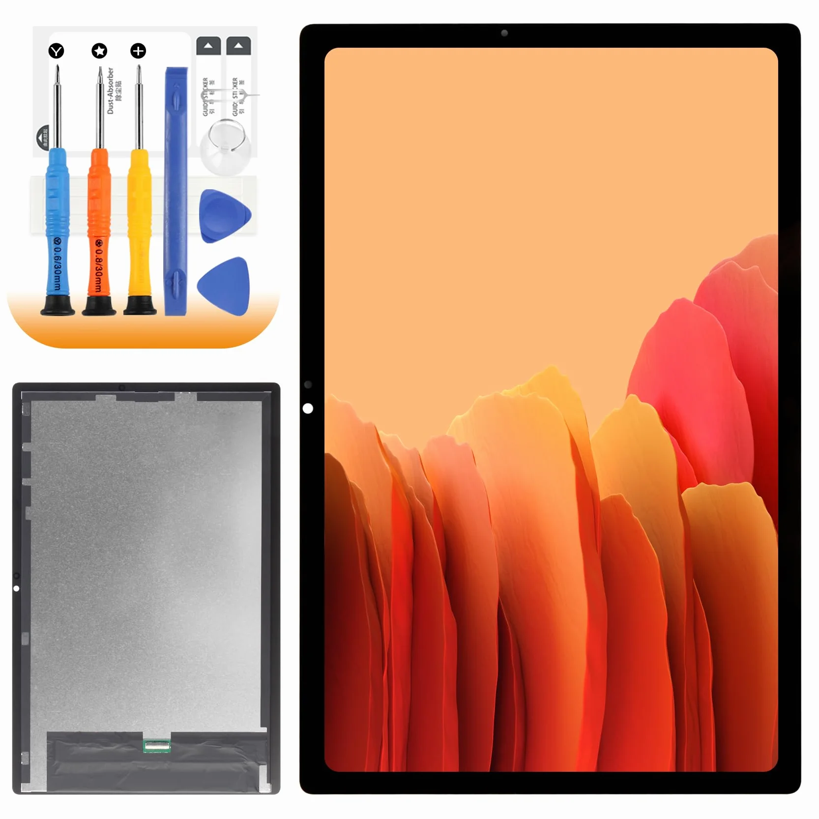 SM-X200 SM-X205 Pantalla LCD para Samsung Tab A8 2021 Pantalla LCD para Galaxy Tab A8 2021 10,5 Pulgadas Pantalla Digitalizer Touch Screen Asamblea con Reparación, Negro