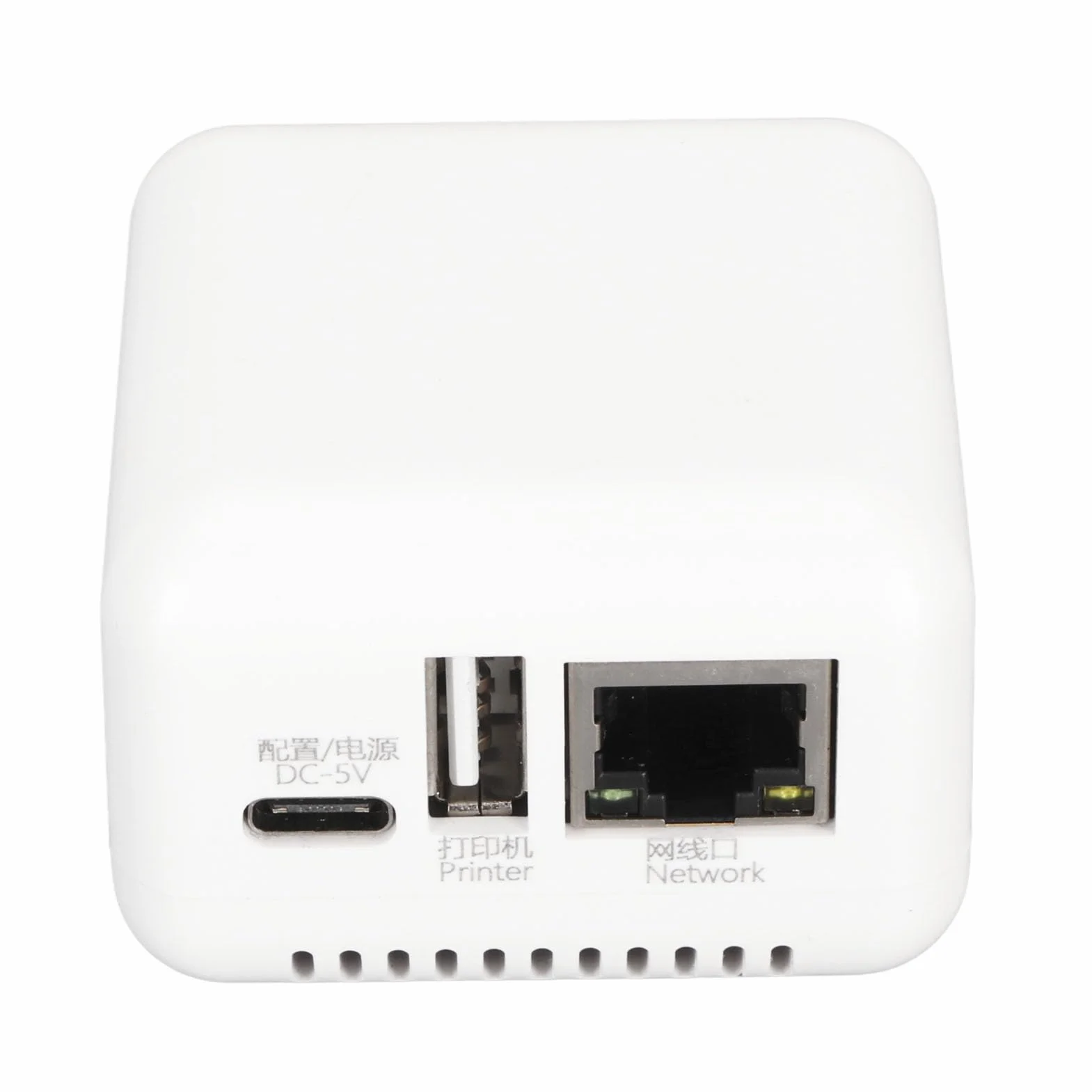 Servidor de Impresión Inalámbrico 100-240V 5V Interfaz Múltiple Compacta Plug and Play Servidor de Impresión USB para PC para XP (Enchufe Europeo)