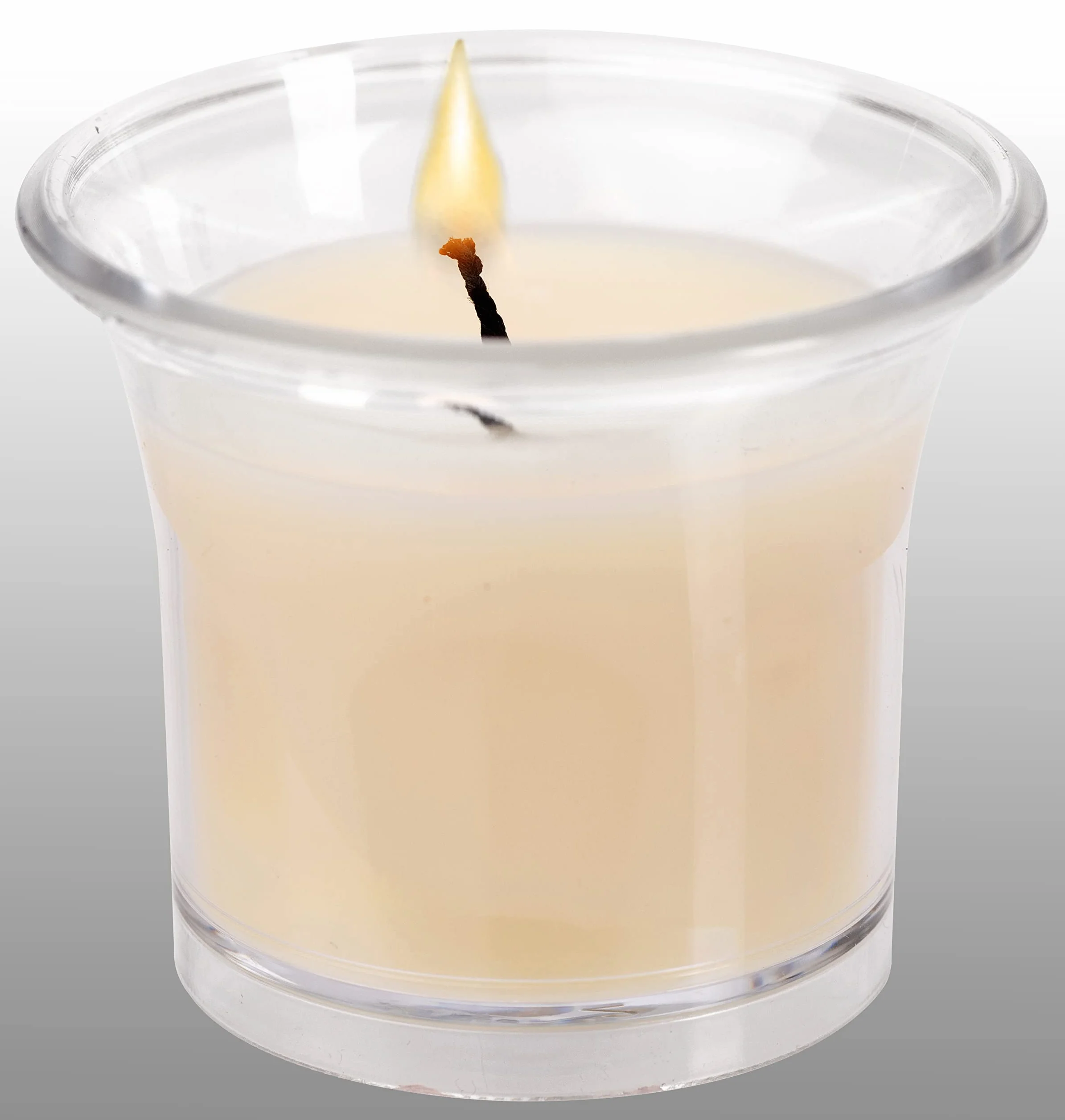 Hyoola Velas Votivas con Perfume Vainilla Crema 12 Horas Pack de 4