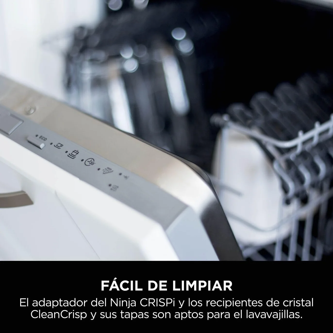 Ninja CRISPi Freidora de Aire 3.8L 1700W 4 en 1 Gris FN101EUGY