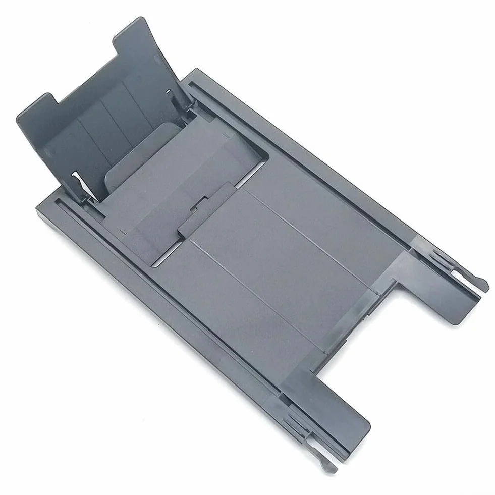 Bandeja de salida de papel compatible con impresoras DCP J100 J200 J205 J102 J105 Series ABS negro Capacidad LTR extendida con deflector antideslizante ajustable para fotos de documentos suaves