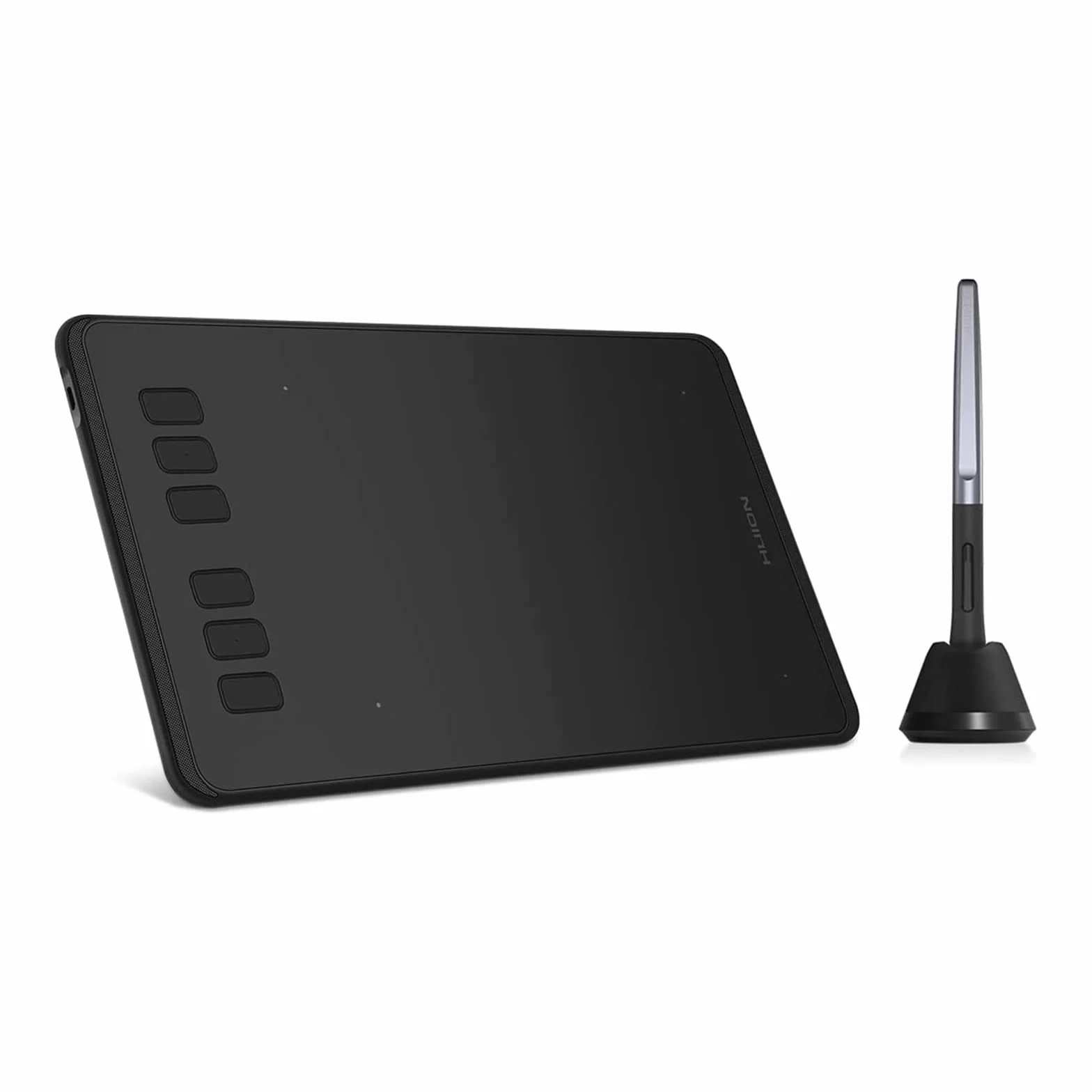 HUION H640P Tableta Gráfica con 8192 Niveles de Sensibilidad a la Presión con Lápiz Óptico Sin Pilas y 6 Teclas de Función Personalizables
