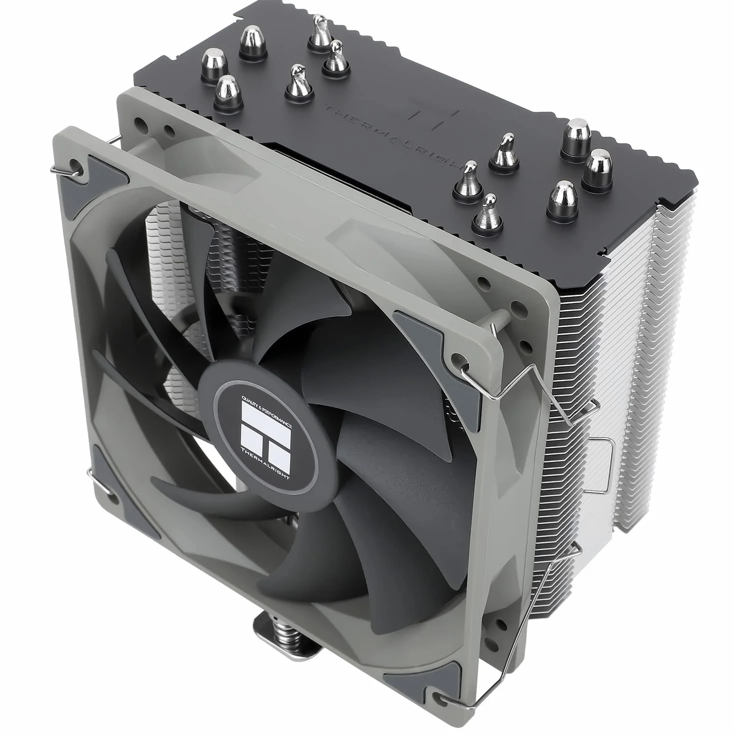 Thermalright BA120 CPU Air Cooler, 6 Heat Pipes, TL-C12C PWM Quiet Fan CPU Cooler con S-FDB Bearing, para AMD AM4/Intel 1700/1150/1151/1200, PC Cooler
