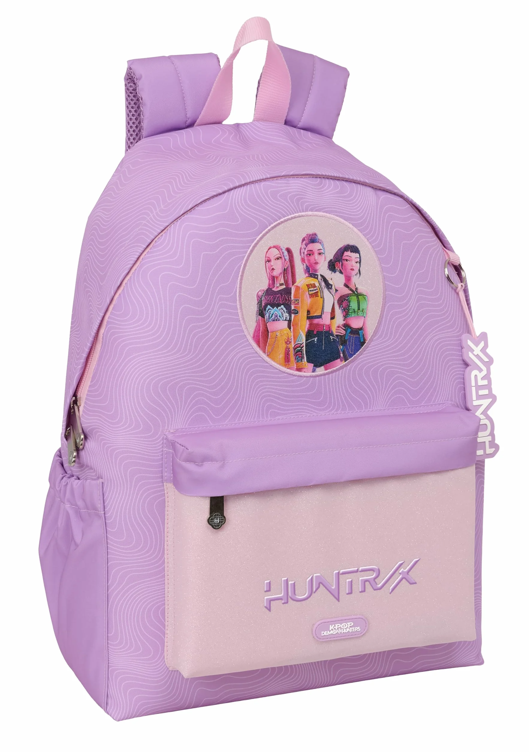 K-POP Demon Hunters - ICONIC - Mochila para Portátil 14.1", Ideal para Jóvenes de Diferentes Edades, Cómoda y Versátil, Resistencia, 31x13x43 cm